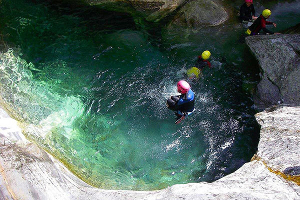 Foto dell'attività di Canyoning in Val Bodengo, Lago di Como